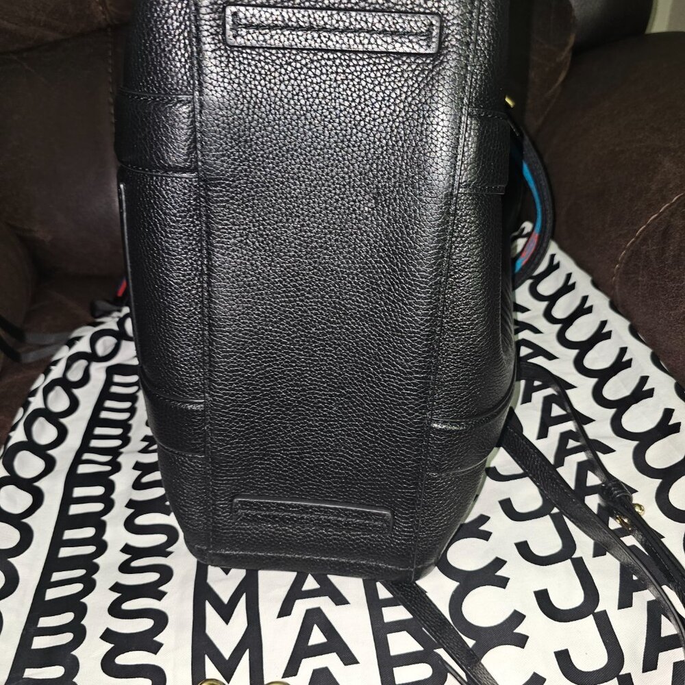 MARC JACOBS THE TOTE BAG BLACK LEATHER - Picture 8 of 8